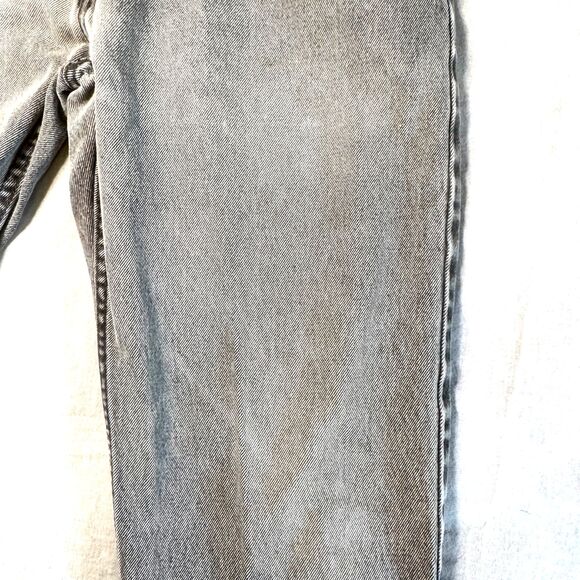 VTG Levis 505 Jeans Men 33x30 Black Marbled Regular Straight Leg Denim Y2K STAIN - Picture 8 of 13